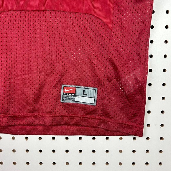 Arkansas Razorbacks Football Jersey Youth Size Large Nike Vintage Red #8 Mesh - Picture 3 of 7